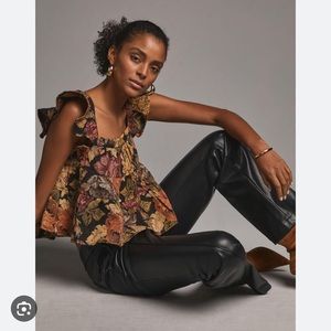 Anthropologie En Saison Jardin Babydoll Top